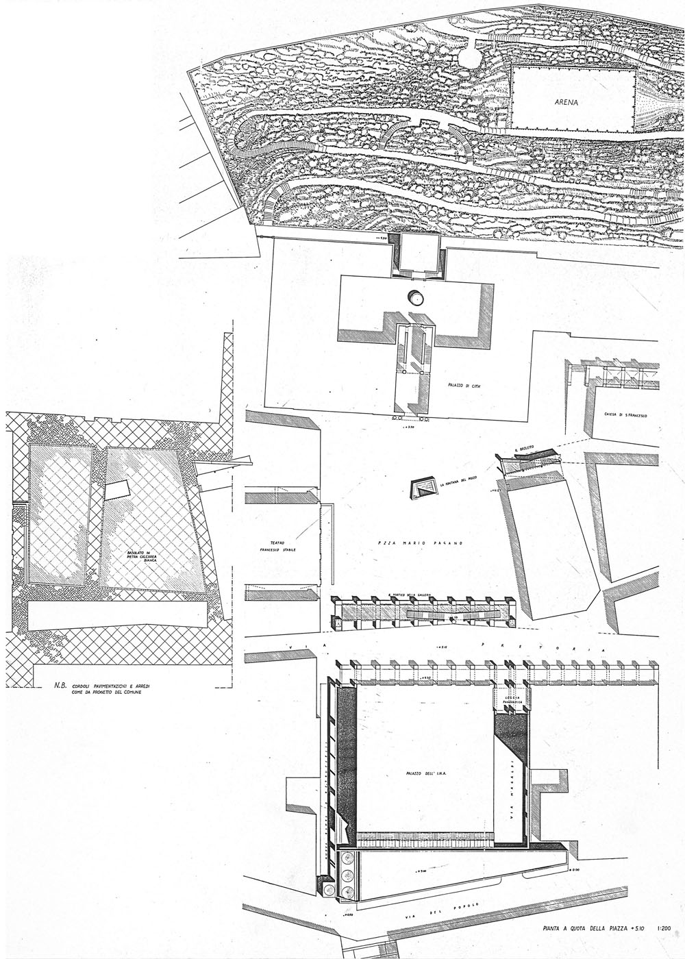 Capaccio Paestum Piazza Santini Concorso Centralità